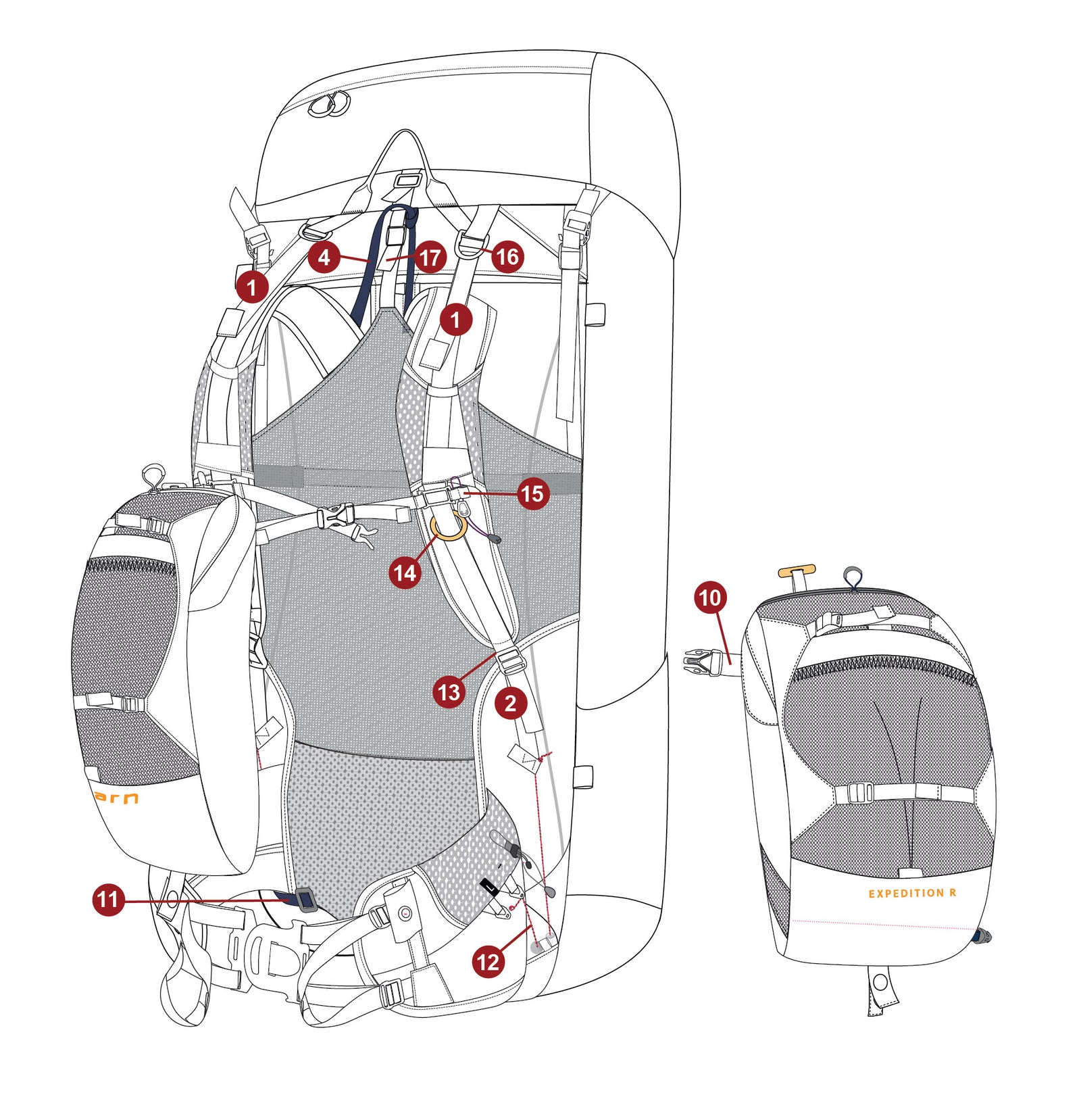 osprey backpack clips diagram Clakit XL Strappack Two Zipper Clip-On Pouch Extra Large Black Sports, Fitness & Outdoors The Osprey Sirrus 36 womens trekking backpack is ideal for women planning a weekend in the mountains and looking for a comfortable Pack Fitting - How To